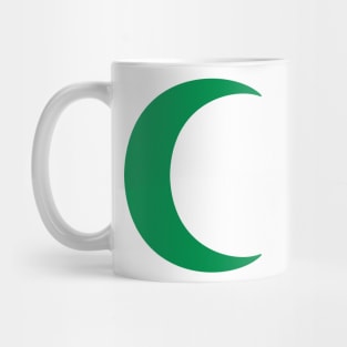 half moon (green) Mug